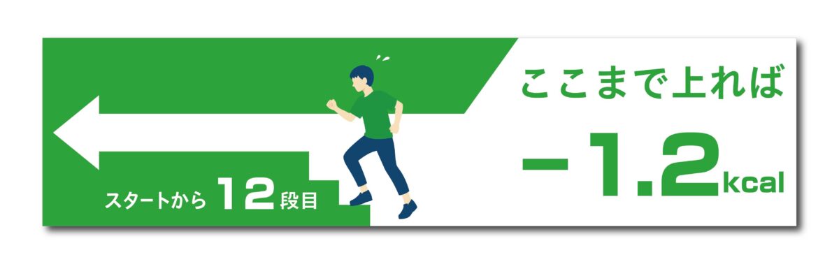 階段利用促進ステッカー